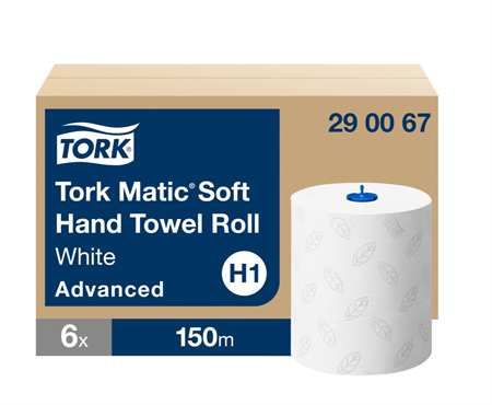 Handduk Matic Tork Advanced rulle H1 6st/kt