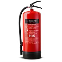 En röd brandsläckare/skumsläckare. 9 kg.