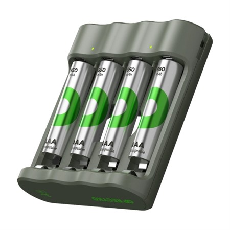 GP Recyko Everyday batteriladdare B441 (USB) inkl. 4st AAA 850mAh NiMH