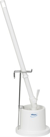Toalettborste med hållare Vikan 720mm Medium Vit