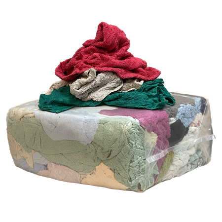 Kulörta frottédukar Extra Prima100% bomull, 10kg/bal