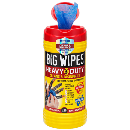 Big Wipes Heavy Duty Våtservetter, 80 ark/frp