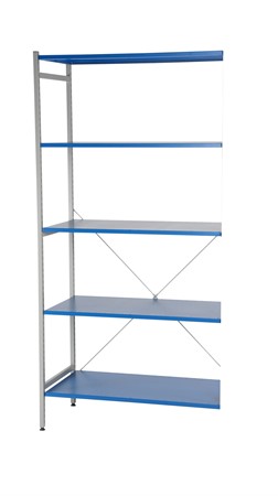 Hyllo Kit 2; 5 hyllor, 1000 mm, påbyggnad