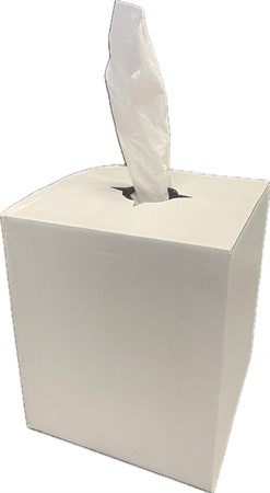 Torkduk Non-woven 9040, Vit, 30x38cm, 500 ark, dispenserbox