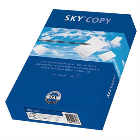 SKY Copy, 500 ark per paket, i lådor om 2500 ark