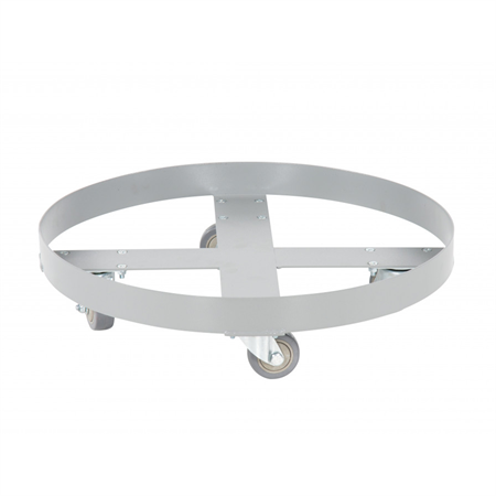 Fat- och däcktralla av stål för 200 L fat