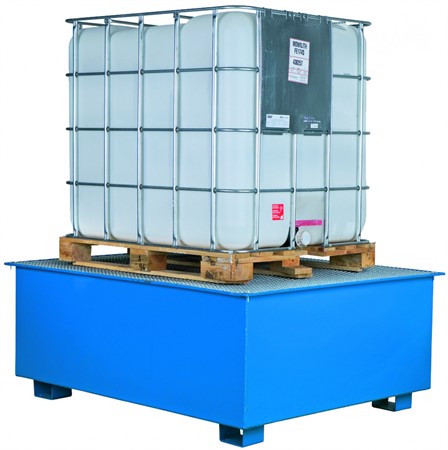 Miljöskyddspall för 1 IBC-containers, 1100 L