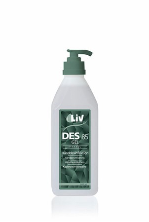 Handdesinfektion Liv Gel 85 Pump, 600 ml, 15st/kart