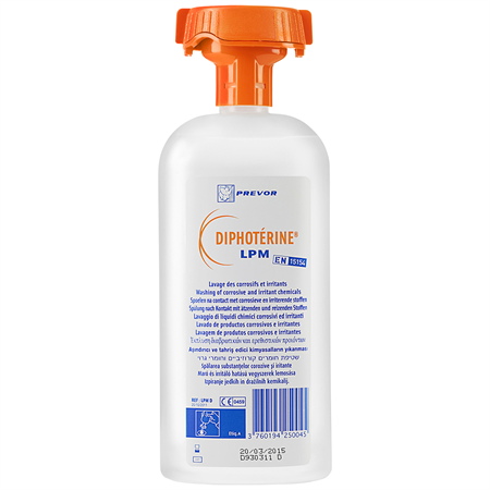 Steriliserad sköljvätska Diphoterine® Flaska 500ml