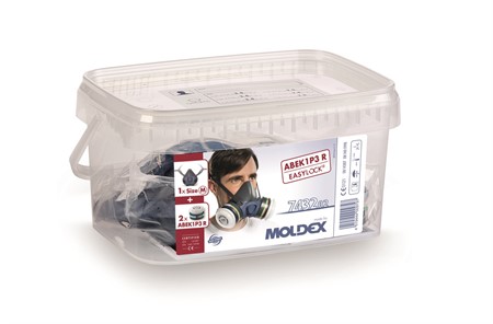 ReadyPack Moldex 7432 m. halvmask och filter, 1st/frp