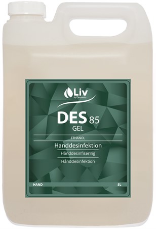 Handdesinfektion Liv Gel 85, 5L, 2st/frp