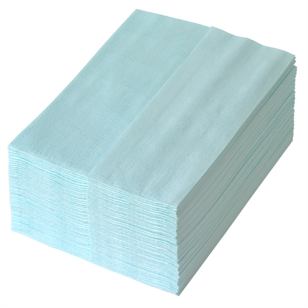 Torkduk Non-woven 9050, Z-fold Turkos 30x38cm 10x50ark/kart